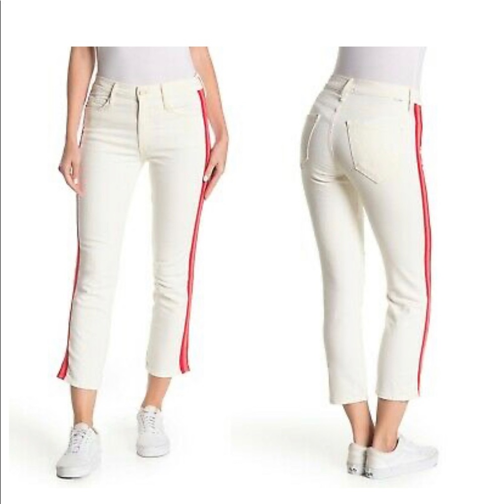 NWT Mother mid rise dazzler crop